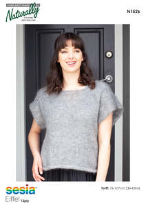 Naturally Women’s Top 12ply Knitting Pattern #N1526