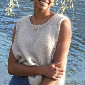 Touch Yarns 12ply Nevis Vest #132 Womans Mohair Knitting Pattern