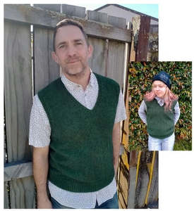 Countrywide Purrino 8plyVest (Unisex) Knitting Pattern P377