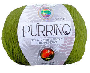 Purrino Possum Merino Yarn 8ply/DK