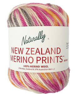 Yarn: Naturally New Zealand Merino Prints 8ply/DK