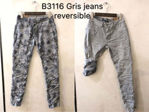 Clothing: Zac & Zoe Reversible Jeans Annette Grey
