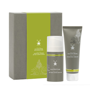 MUHLE Shaving Cream & Aftershave Balm Gift Set (Aloe Vera)