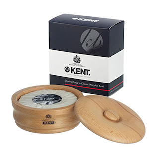 Shaving Mugs Bowls Nz: Kent Luxury Shaving Soap in Wooden Bowl