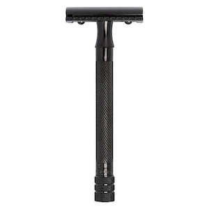 Shaving Kit For Men Nz: Merkur 23B Long Handle DE Safety Razor – Black PVD Coated