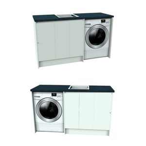 Laundry Drawers with Benchtop 1800mm