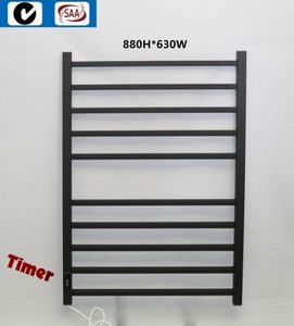 Square Heated Towel Rail With Timer