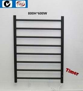 Square Heated Towel Rail With Timer
