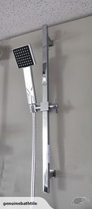 Products: Black Square Shower Head with Shower Arm