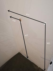 Products: Black 900 900 Frameless Shower
