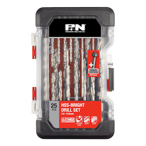 P&N 25pc M2 HSS Drill Set + C/Sink