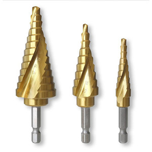 Tusk Hss Step Drill Bits 3 Pce Hex Tin Set