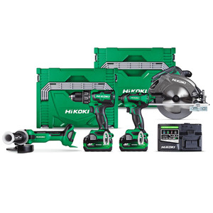 Hikoki 36V/18V MULTI VOLT Brushless 4-Tool Kit