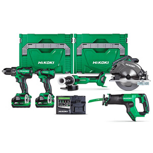 Hikoki 36V/18V MULTI VOLT Brushless 5-Tool Kit