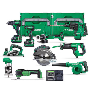 Products: Hikoki 36V/18V MULTI VOLT 10-Tool Kit
