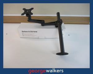 Office Accessories: AB017 - Black Single Monitor Arm