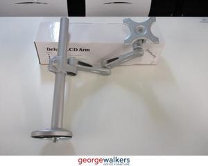 AB005 - Silver Single Monitor Arm