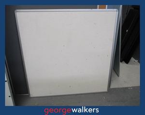 PR6227  White  Pinboard 1.2M x 1.2M - Aluminium Frame
