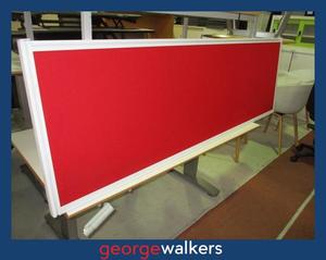 PR5852  Red  Desk Partitions