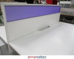 Partitions 1: PR4886 - Purple Desk Mounted Partition