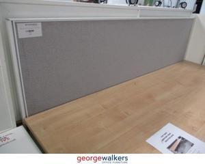 Partitions 1: FE1827 - Grey Desk Mounted Partition