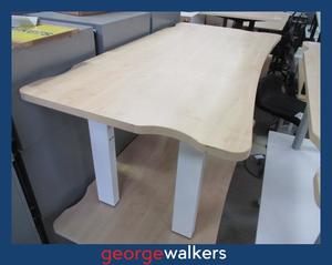 PR6315  Maple  Melteca Desk 1.6M - Clearance