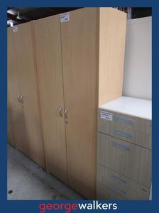 Cupboards 1: PR6333  Maple  Melteca Tall Cupboard