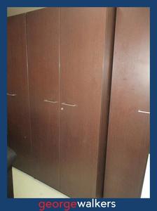 Cupboards 1: PR6332  Chocolate Woodgrain  Melteca Tall Cupboard