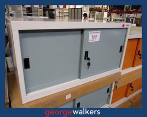 Cupboards 1: PR5435 - Kiosk Living Metal Grey/Cream Cabinet