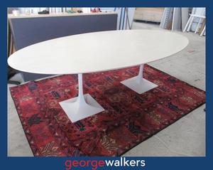 Boardroom: PR6267  Maple Gaber Oval Boardroom Meeting Table 2.4M