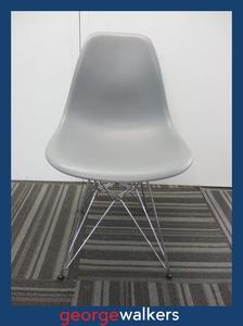 PR5674 - Genuine Grey Herman Miller Eames Side Chair