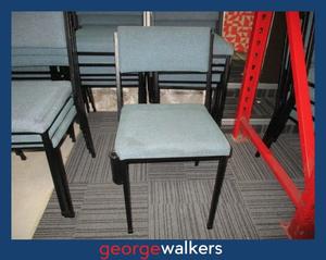 PR6007 Teal Stackable Lecture Training Chair