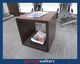PR6414  Chocolate  Cube Side Table / Coffee Table