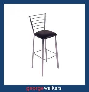 Featured Desks: PR6010  Black/Grey Cellini Barstool