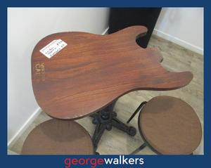 Coffee Tables: PR6516  Wood  Guitar-shaped Table Set