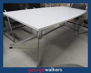 PR6502  White Boardroom Table 2M