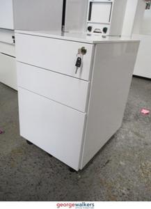 Clearance: PR5313 - White  Mobile Drawer