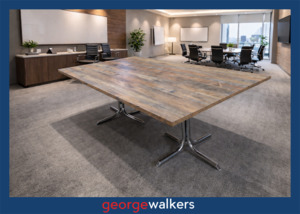 PR6570  Rustic Melteca  Executive Boardroom Table