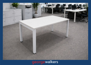 PR6652  Silver Strata  Desk 1200mm