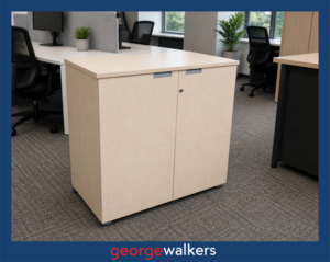 Cupboards 1: VL89  Maple  Melteca Storage Cupboard