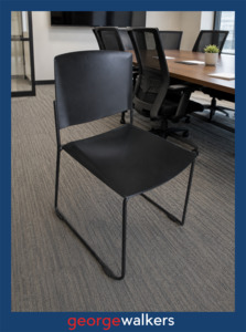 VL65  Black  Stackable Chair