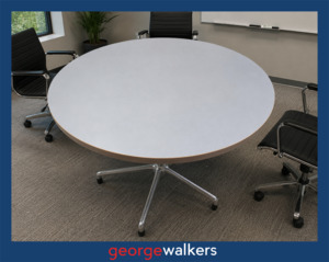 Meeting Room: VL111  Grey  Round Meeting Table