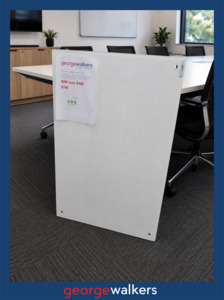 Visual Displays: WHITEBOARD GLASS 900 x 600MM BOYD VISUALS WALL MOUNT