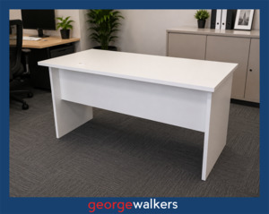 Desks: Desk White Melteca