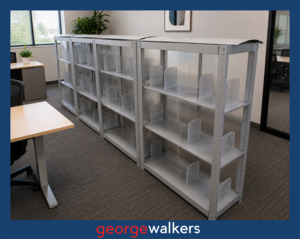 SHELVING – SET OF 4 – GREY – 3600MM – PR6835