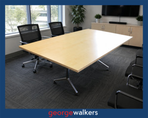 MEETING TABLE – COMMERCIAL – 1800 x 1100MM – MAPLE – PR6808