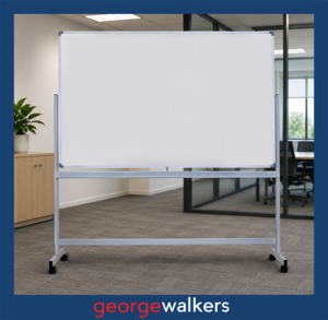 Whiteboard on Stand - Double Sided - 1800 x 900mm - N80458