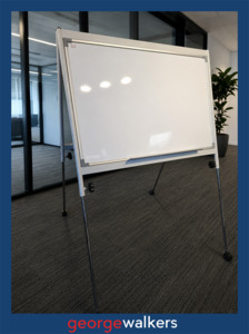Visual Displays: Whiteboard - Deluxe Portable - 900 x 600mm - N80088