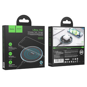 Vape Accessories: hoco- Wireless charger 15W- Black