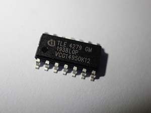Voltage Regulators 1: TLE4279 5V Low Drop Fixed Voltage Regulator, DSO-14